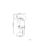 Homeland Fekete bárszék