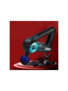 Háromszög fascia masszázspisztoly 12 masszázsfejjel