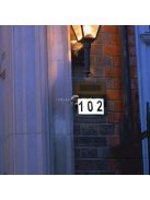 Napelemes házszámtábla LED háttérvilágítással