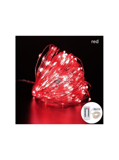 AlphaOne Usb ledesfényfüzér karácsonyi távirányítóval 10 méteres