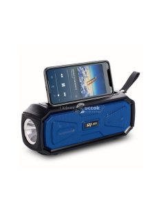   SY-968 Napelemes bluetooth hangszoró beépített zseblámpával,rádióval