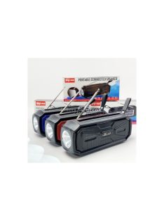   SY-968 Napelemes bluetooth hangszoró beépített zseblámpával,rádióval