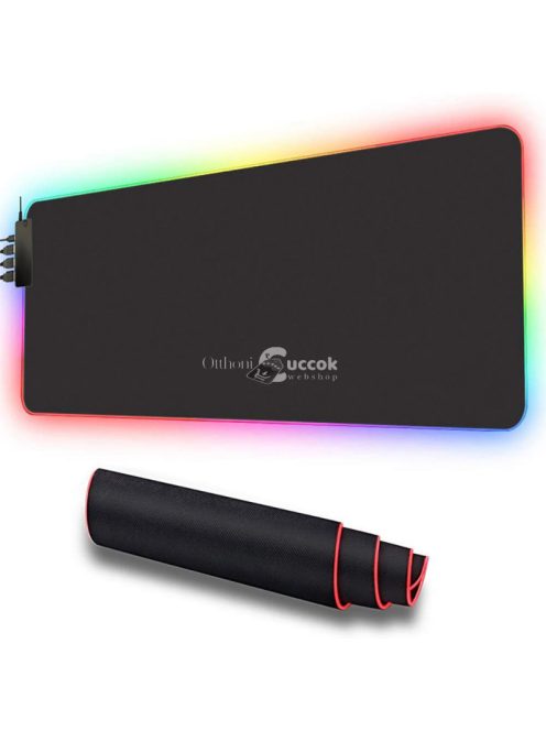 RGB Gamer egérpad 80x30 cm