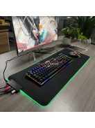 RGB Gamer egérpad 80x30 cm