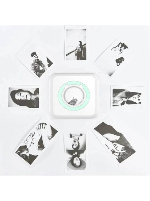 Hordozható akkumulátoros mini printer, intelligens nyomtató hőpapírral, bluetooth kapcsolattal