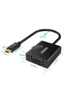 Choetech HUB-V01 Type C -> VGA átalakító adapter