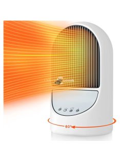   Talmage Hordozható elektromos hősugárzó - 1200 W, 60°-os forgás