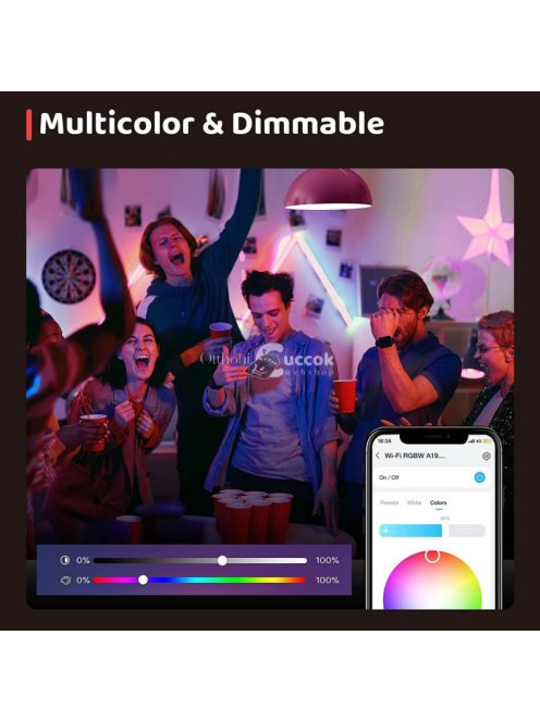 4 db Teckin SB50 okos izzó