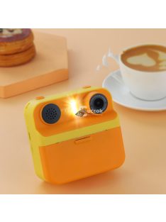 Gyerekkamera+nyomtató sárga