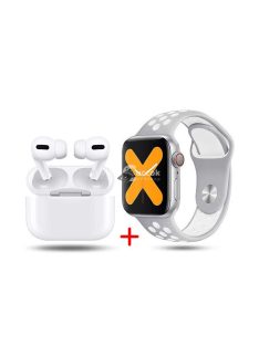   T55 Pro Max okosóra+fülhallgató fehér- ajándék szíjjal