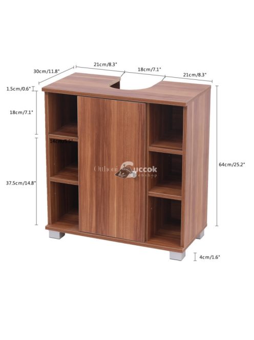 Barna mosdó alatti szekrény,komód