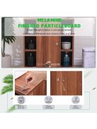 Barna mosdó alatti szekrény,komód