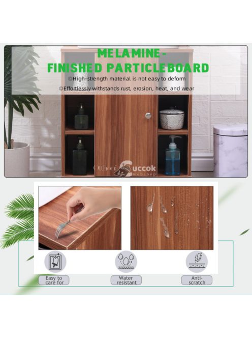 Barna mosdó alatti szekrény,komód