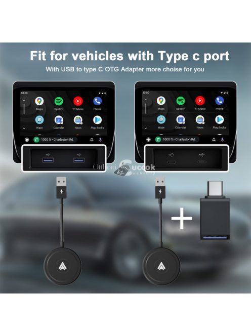 Vezetékmentes android autós adóvevő