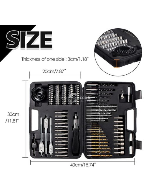 Press nuts 111 db-os fúrókészlet