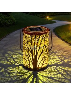 Melegfehér napelemes kerti hangulatvilágítás