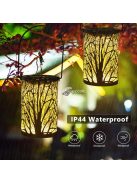 Melegfehér napelemes kerti hangulatvilágítás