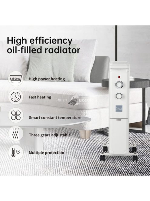 ANJI Depot 2500W 11 lamellás Olaj radiátor