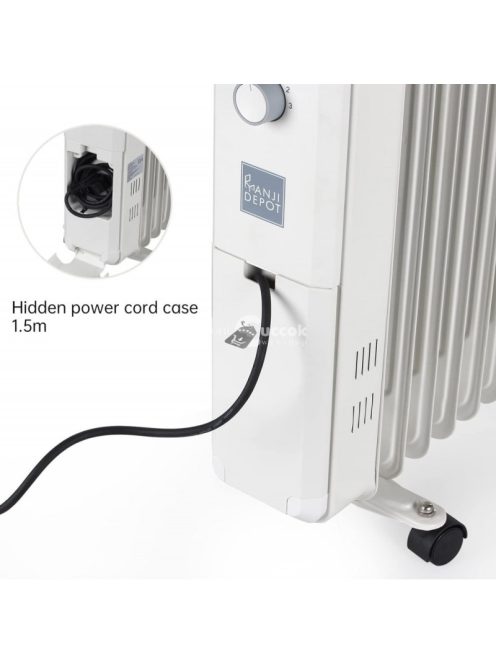 ANJI Depot 2500W 11 lamellás Olaj radiátor