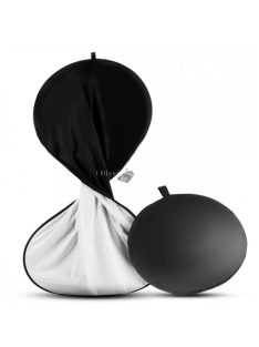   Hakutatz Chroma Key - Összecsukható háttér fekete/fehér 150cm x 200 cm