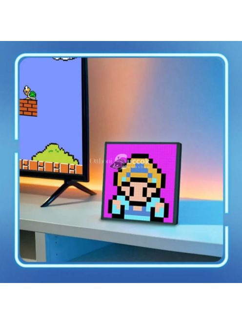 Gamer asztali digitális LED kijelző aplikációs vezérléssel - 16x16 pixel