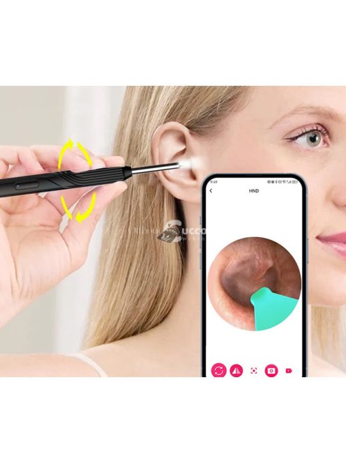 Vezeték nélküli fültisztító eszköz endoszkóp kamerával