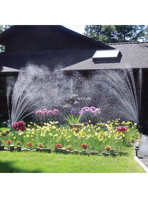 360 fokos öntözőrendszer állítható szórófejekkel