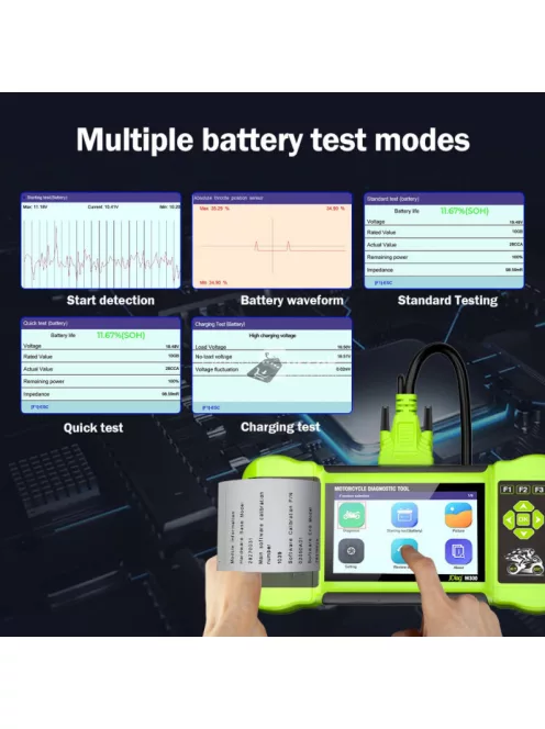 JDIAG M300 motorkerékpár diagnosztika