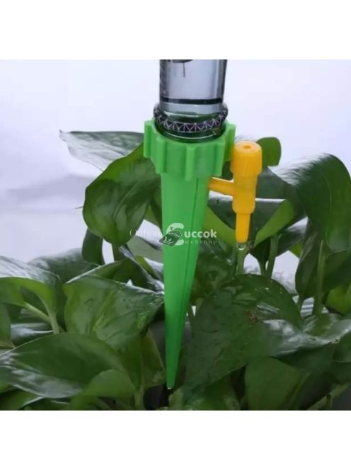 Az automatikus növény csepegtető segít a szobanövény egyenletes öntözésében