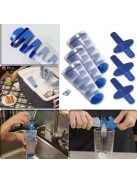 Jégkockakészítő, jégkrém forma, 2 az 1-ben jégkrémkészítő