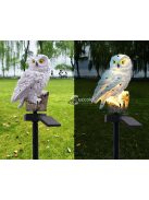 Napelemes bagoly lámpa