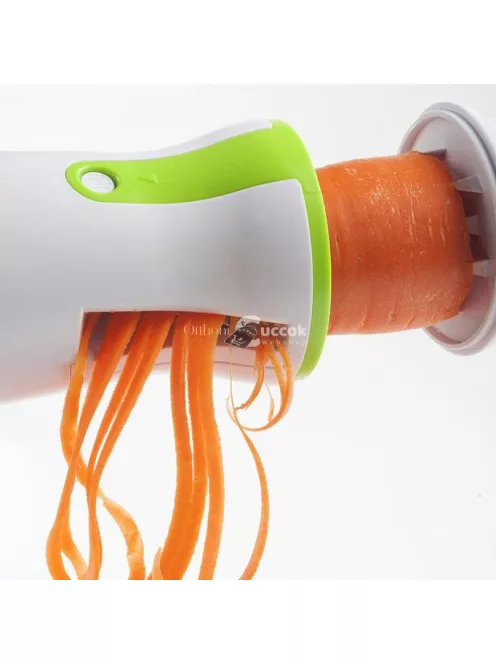 Zöldség spirálozó- spagetti formájú zölség szeletek