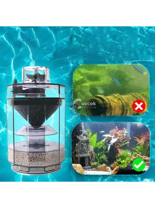 Akváriumi Hulladék és hal ürülék gyűjtő, Automata szűrő és tisztító