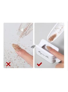   Körömdíszítő, Kiömlésmentes csillám és gyöngyköröm készítő