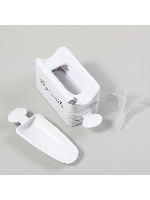 Körömdíszítő, Kiömlésmentes csillám és gyöngyköröm készítő