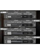 Önhűtő fúrószár, Száraz gyémántfúró készlet (4db)