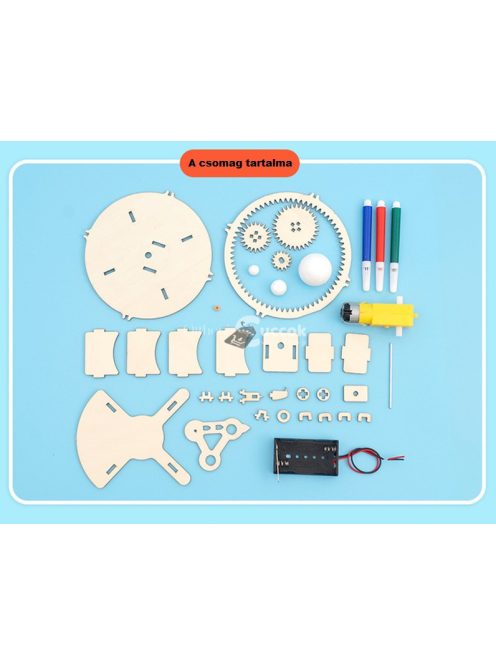 Csináld Magad Elektromos Forgó Naprendszer Fából