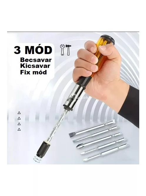 Racsnis Csavarhúzó 5 Fejjel