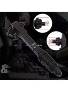 Racsnis tokmánykulcs (2 oldalú kialakítás)