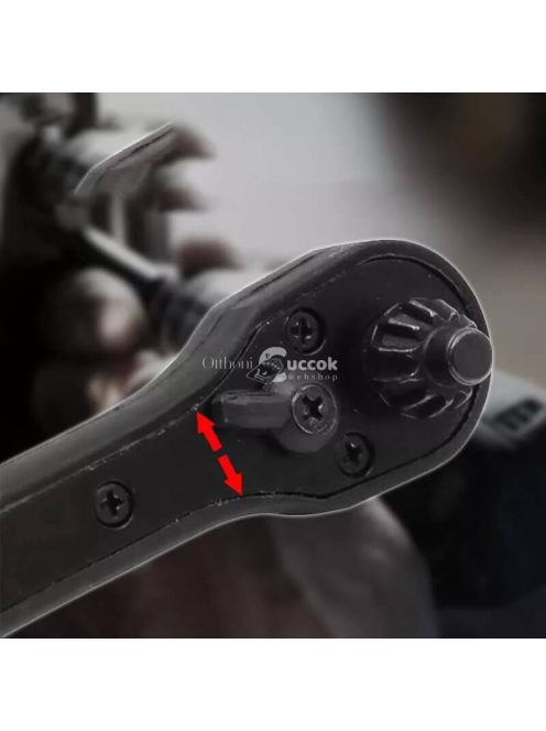 Racsnis tokmánykulcs (2 oldalú kialakítás)