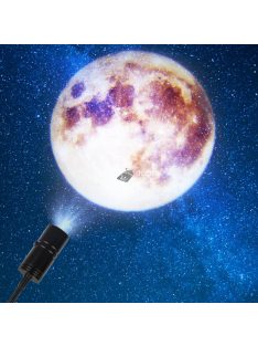   Égitest LED projektor, éjszakai dekor kivetítő (Föld, Hold, Hold és csillag)
