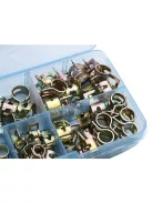 Szorítóbilincs készlet, 75 db Cső bilincs (5 különböző méret)