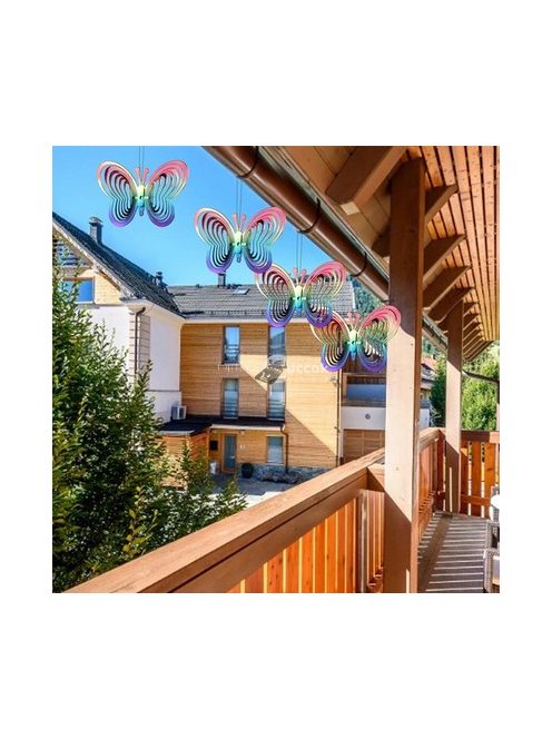 Látványos Pillangó Kerti Dísz (4db)