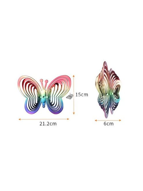 Látványos Pillangó Kerti Dísz (4db)