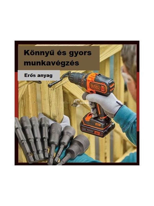 Mágneses Csőkulcs Bit Készlet