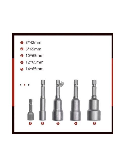 Mágneses Csőkulcs Bit Készlet