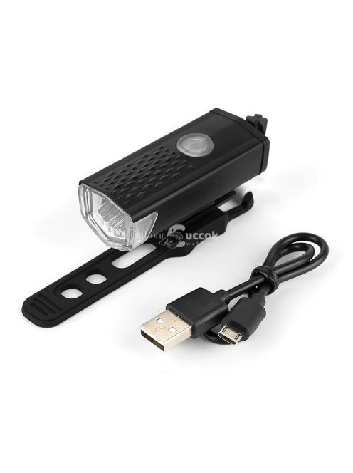 USB-ről tölthető LED-es Biciklilámpa Szett