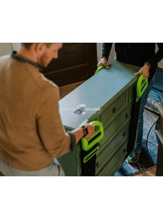   Emelőheveder, emelőeszköz, füles emelőheveder (állítható)