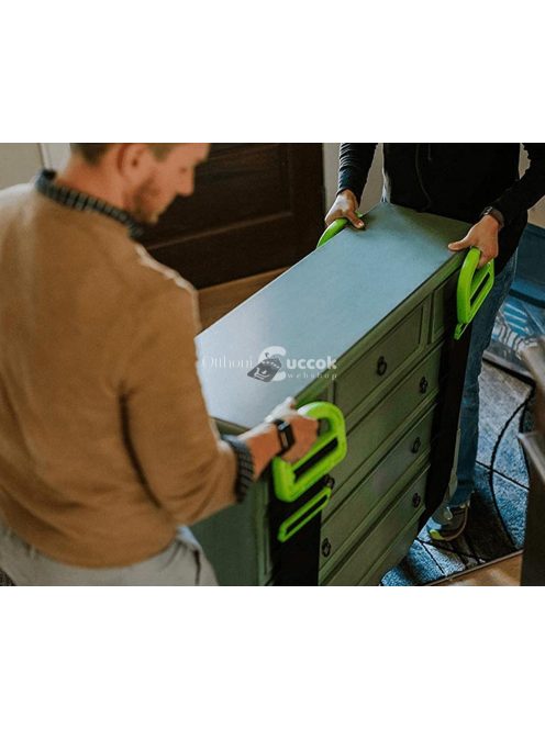 Emelőheveder, emelőeszköz, füles emelőheveder (állítható)