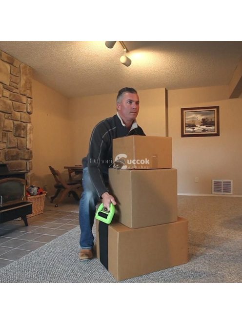 Emelőheveder, emelőeszköz, füles emelőheveder (állítható)